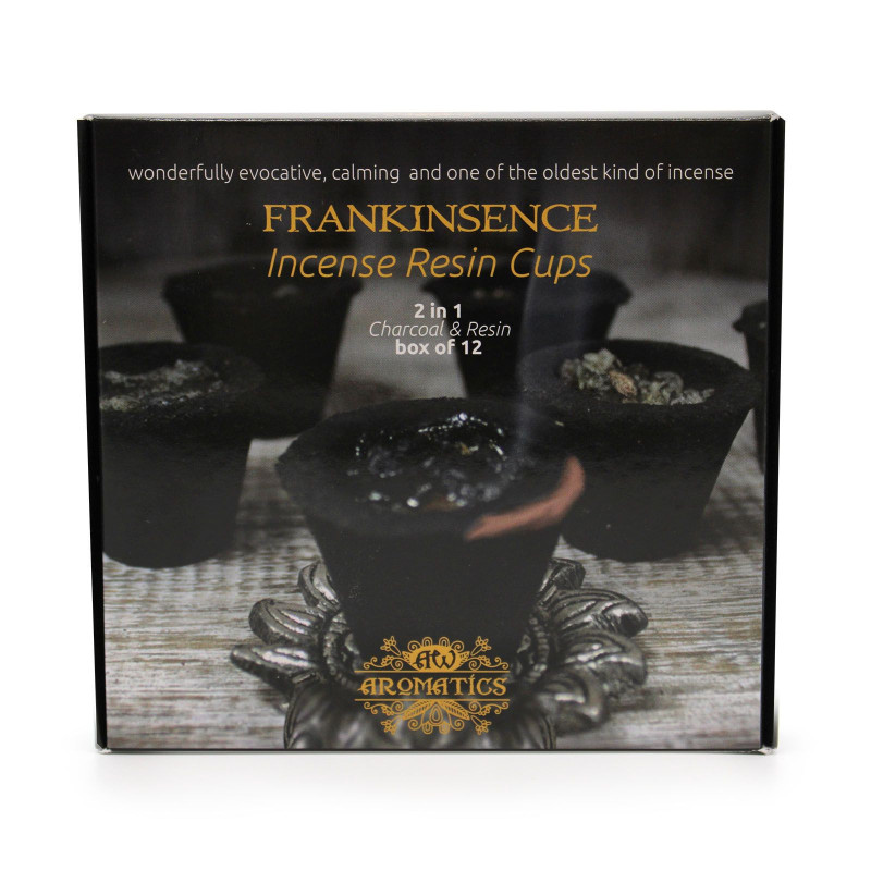 Coffret de 12 coupelles en résine - Frankinsence