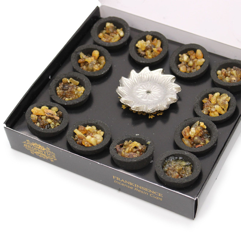 Coffret de 12 coupelles en résine - Frankinsence