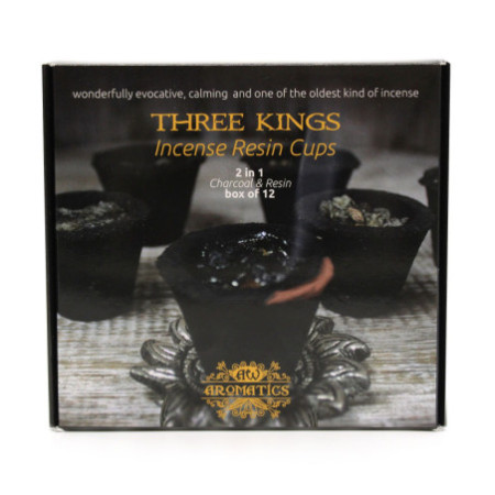Coffret de 12 gobelets en résine - Rois mages