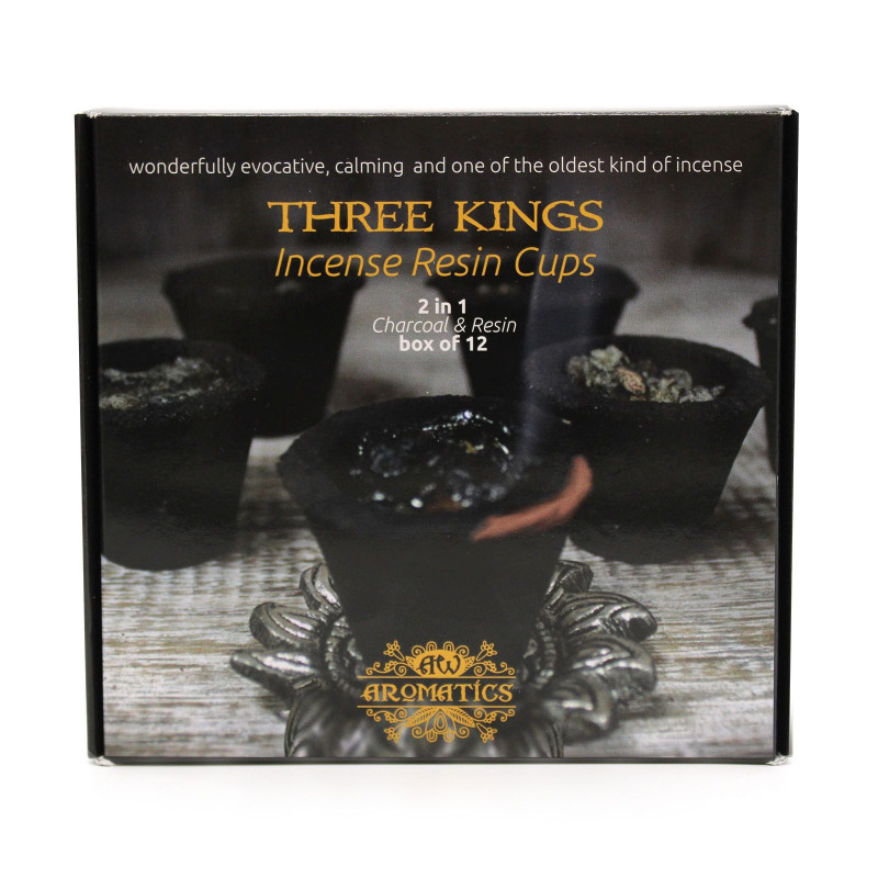Coffret de 12 gobelets en résine - Rois mages