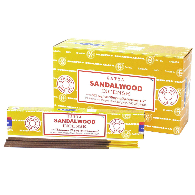 Encens Satya 15 g - Bois de santal