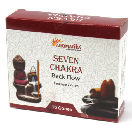 Cônes d'encens à reflux Aromatica - 7 chakras