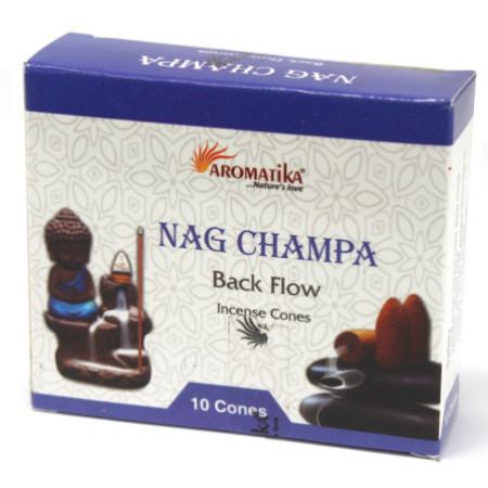 Cônes d'encens à reflux Aromatica - Nag Champa