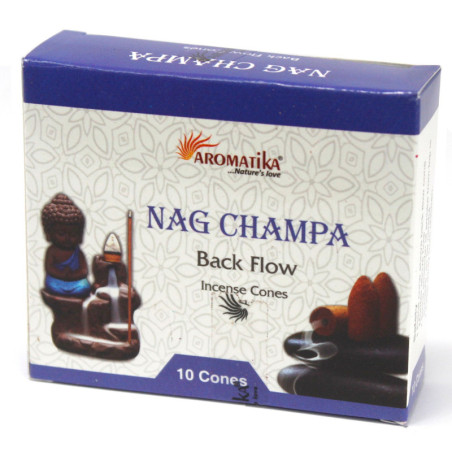 Cônes d'encens à reflux Aromatica - Nag Champa