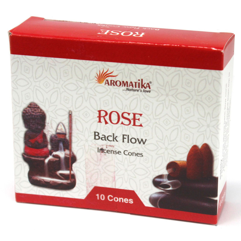 Cônes d'encens à reflux Aromatica - Rose