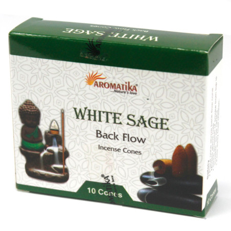 Cônes d'encens à reflux Aromatica - Sauge blanche