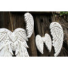 Aile d'ange double et cœur fabriqués à la main - 24 cm