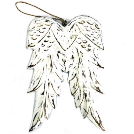 Aile d'ange double fabriquée à la main - 31 cm