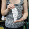 Petite aile d'ange fabriquée à la main - 18 cm