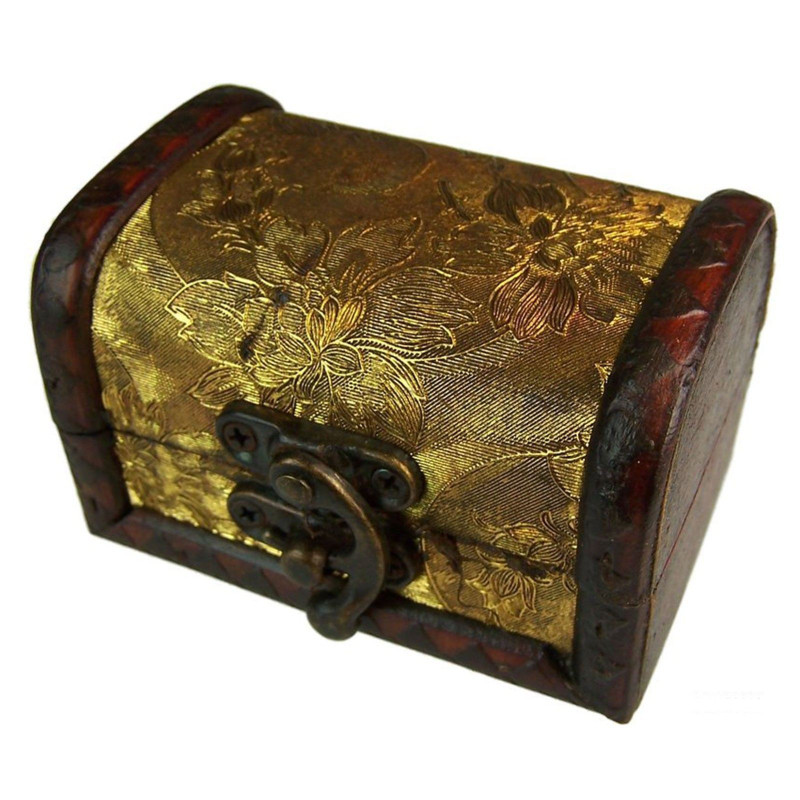 Boîtes coloniales Med - Panneau doré