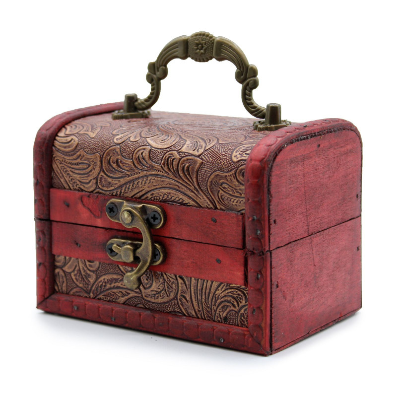 Boîtes coloniales MLrg - Motif floral en relief