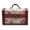 Coffret de 2 boîtes coloniales - Motif roses
