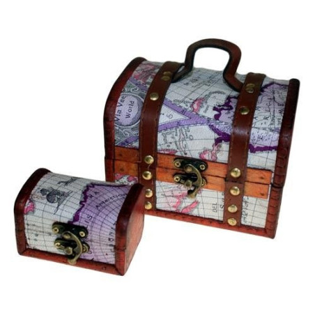 Coffret de 2 boîtes coloniales - Atlas Design