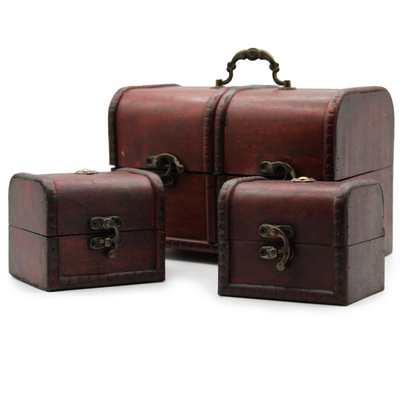 Grand coffre classique - Lot de 3
