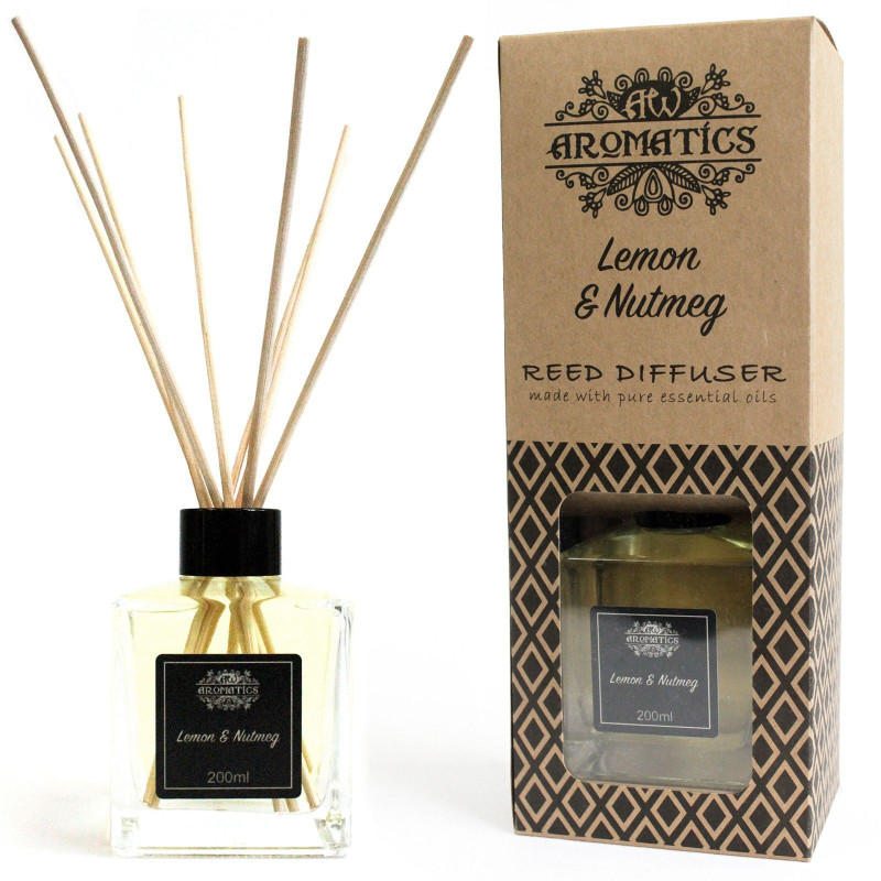 Diffuseur d'huiles essentielles de citron et de noix de muscade 200 ml