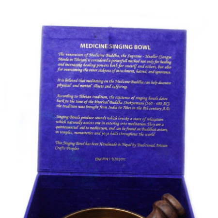 Ensemble de bols chantants Bouddha de la médecine 10 cm (min 500 g)