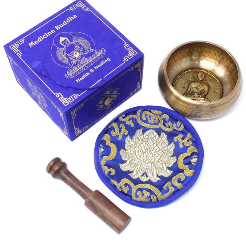 Ensemble de bols chantants Bouddha de la médecine 10 cm (min 500 g)