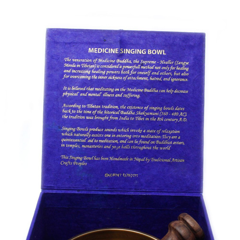Ensemble de bols chantants Bouddha de la médecine 10 cm (min 500 g)