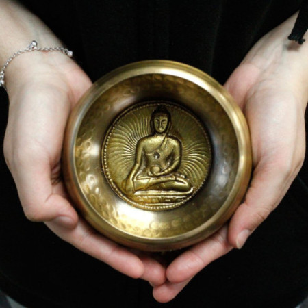 Ensemble de bols chantants Bouddha de la médecine 10 cm (min 500 g)