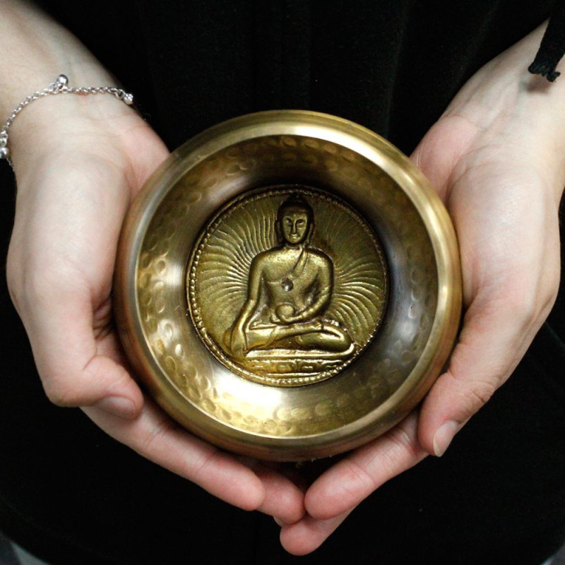 Ensemble de bols chantants Bouddha de la médecine 10 cm (min 500 g)