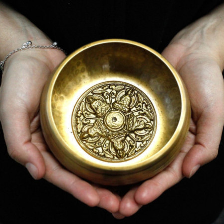 Ensemble de bols chantants Five Buddha 10 cm (min 400 g)