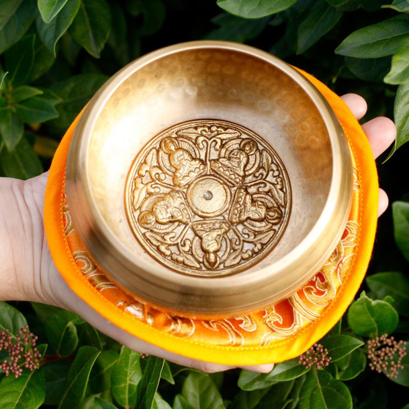 Ensemble de bols chantants Five Buddha 10 cm (min 400 g)