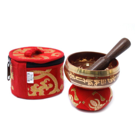 Coffret cadeau mini bol chantant - Rouge