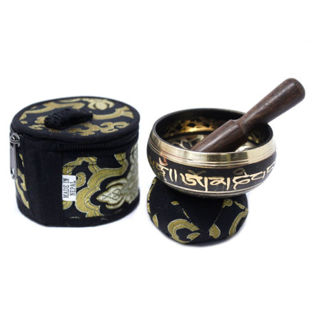 Coffret cadeau mini bol chantant - Noir