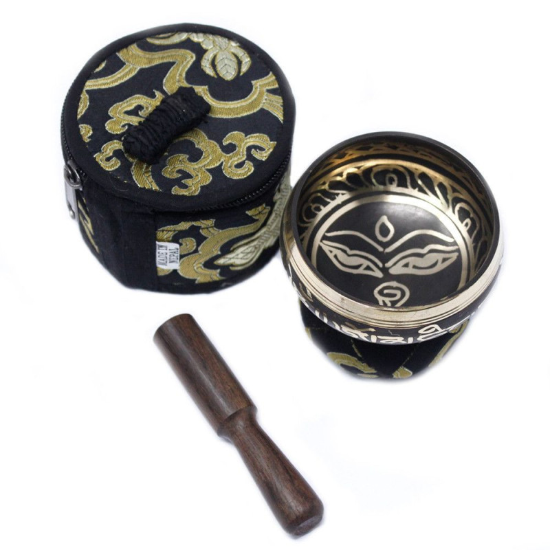 Coffret cadeau mini bol chantant - Noir