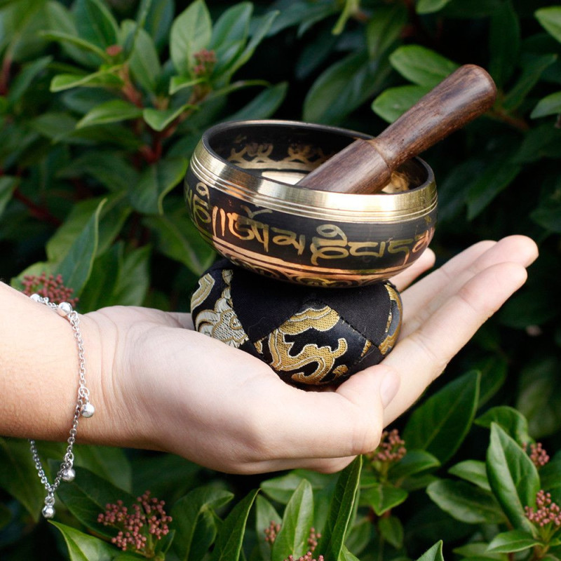 Coffret cadeau mini bol chantant - Noir