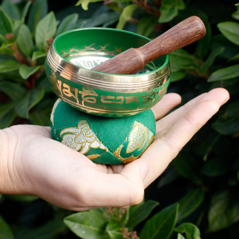Coffret cadeau mini bol chantant - Vert