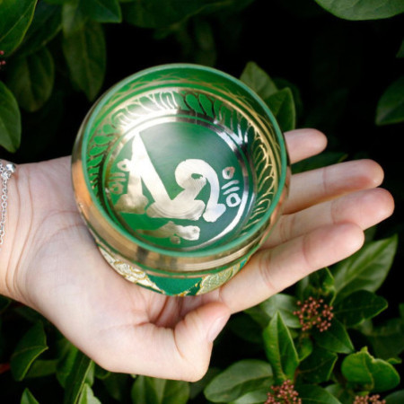 Coffret cadeau mini bol chantant - Vert