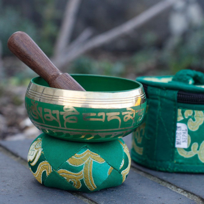 Coffret cadeau mini bol chantant - Vert