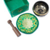Ensemble de bols chantants Tara verte 10 cm (min 380 g)