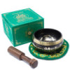 Ensemble de bols chantants Tara verte 10 cm (min 380 g)