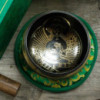 Ensemble de bols chantants Tara verte 10 cm (min 380 g)