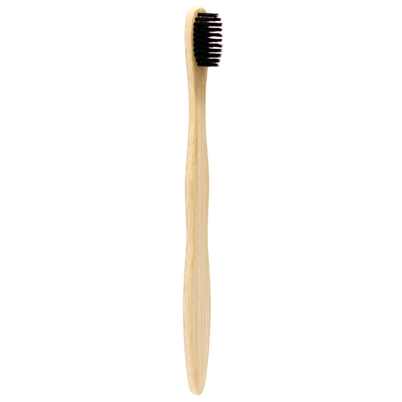 1 brosse à dents en bambou - Charbon de bois Medium Soft