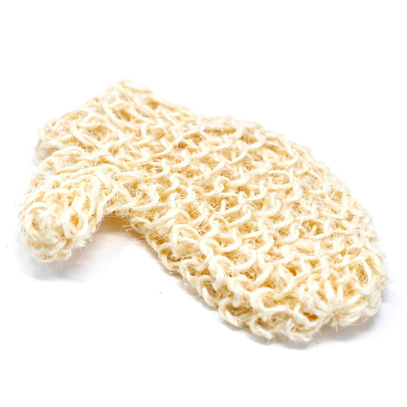 Éponge et gommage en sisal - Gant exfoliant