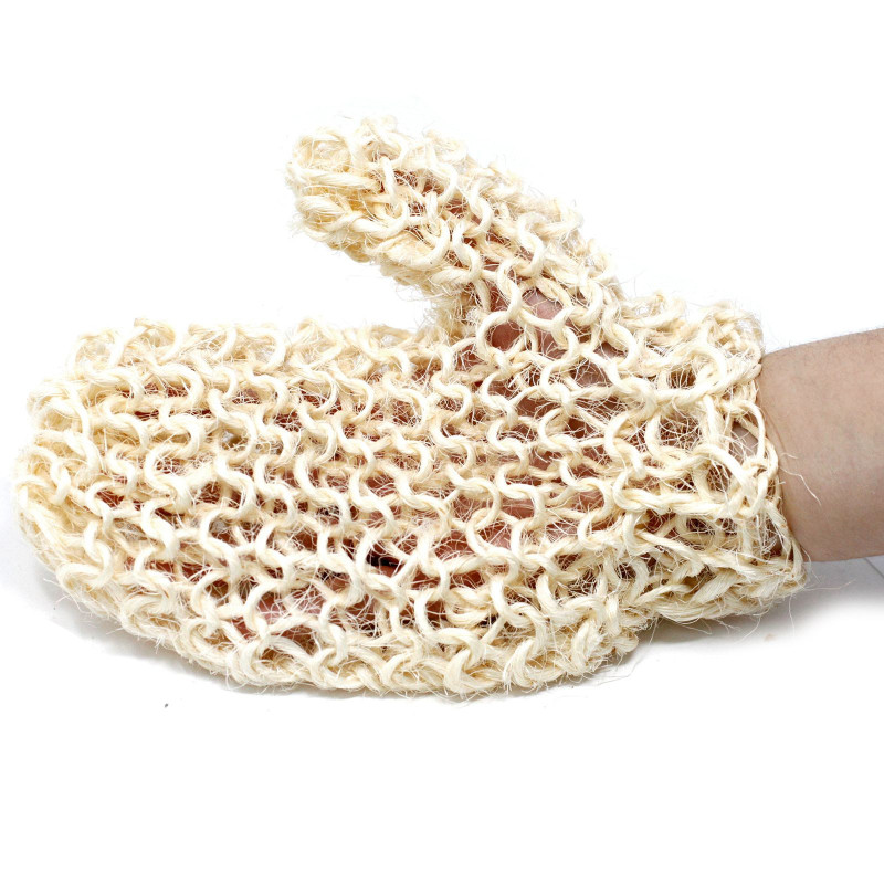 Éponge et gommage en sisal - Gant exfoliant