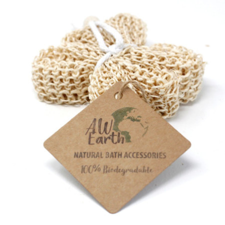 Éponge et gommage en sisal - Étoile exfoliante