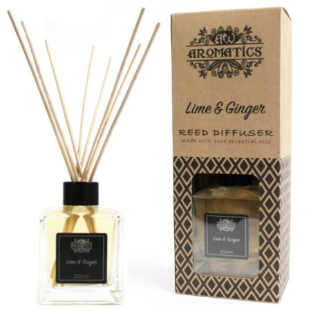 Diffuseur d'huiles essentielles de citron vert et de gingembre 200 ml