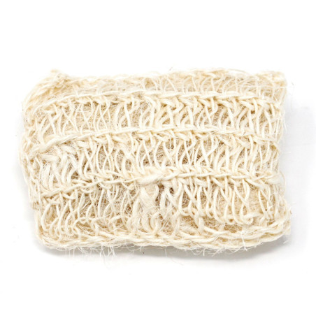 Éponge et gommage en sisal - Coussin exfoliant doux