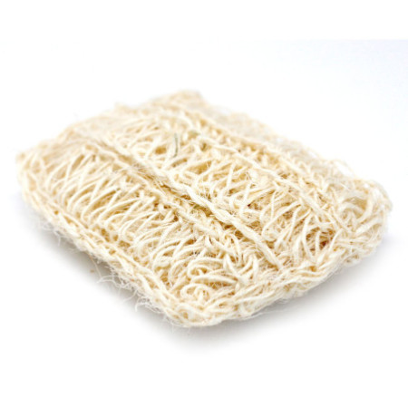 Éponge et gommage en sisal - Coussin exfoliant doux