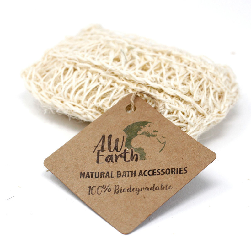Éponge et gommage en sisal - Coussin exfoliant doux