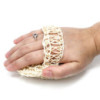 Éponge et gommage en sisal - Coussin exfoliant rond et doux