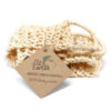 Éponge et gommage en sisal - Gommage exfoliant pour le dos