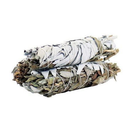 Bâton de maculage - Sauge blanche et sauge noire 10 cm