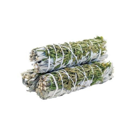 Bâton de maculage - Sauge blanche et Ruda 10 cm