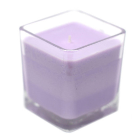 Bougie en pot de cire de soja White Label - Lavande et basilic