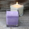 Bougie en pot de cire de soja White Label - Lavande et basilic